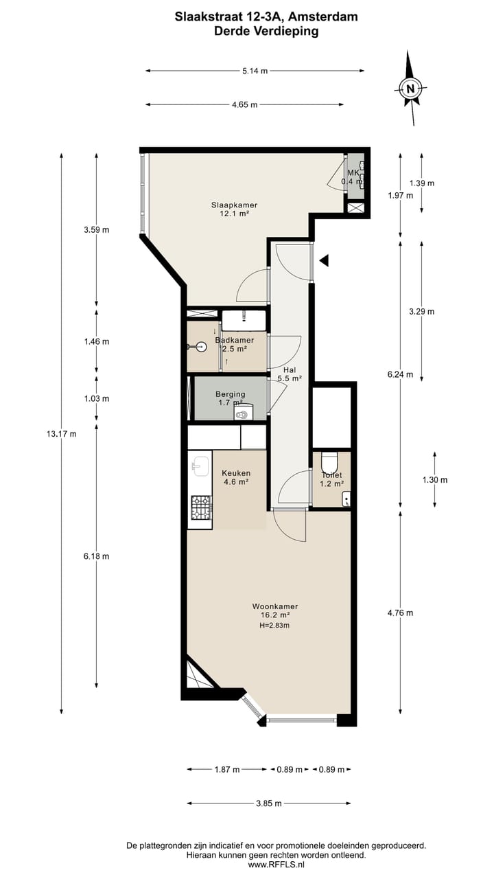 Photo 21 of Slaakstraat 12-3A
