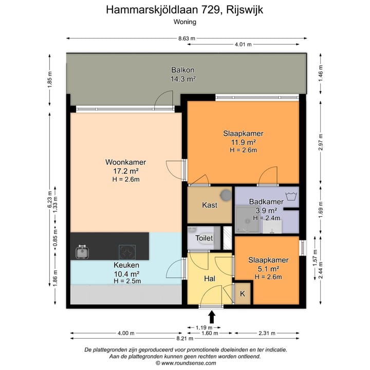 Foto 29 van Hammarskjöldlaan 729
