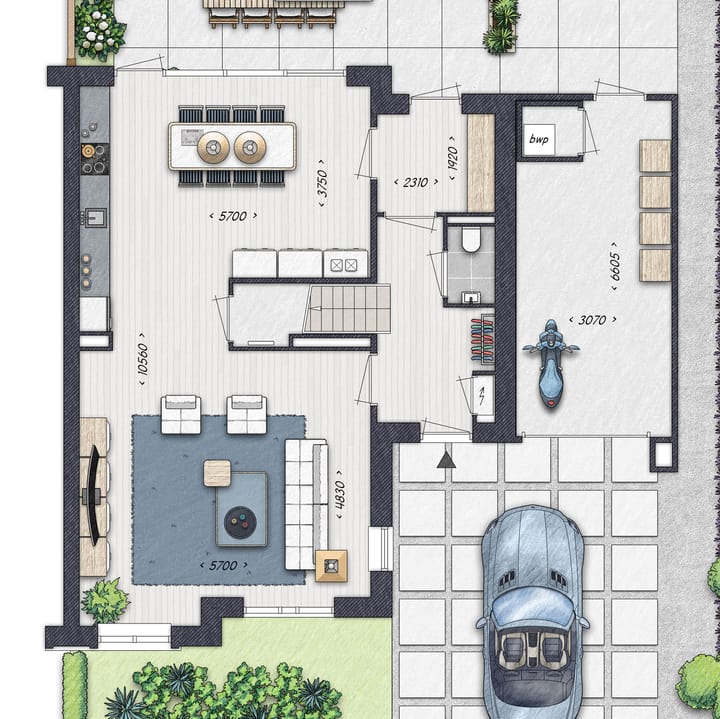 Photo 4 of Twee-onder-een-kapwoning (Bouwnr. 196)