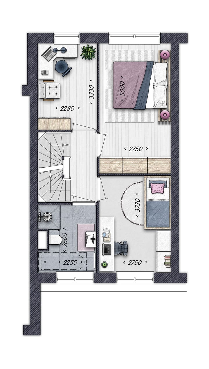 Photo 5 of Tussenwoning (Bouwnr. 202)