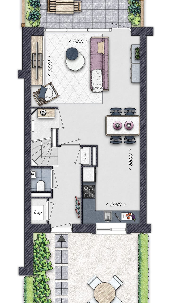 Photo 7 of Tussenwoning (Bouwnr. 202)