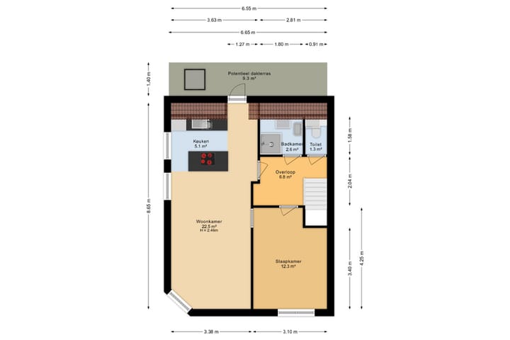 Foto 38 van Groningerstraat 13-B