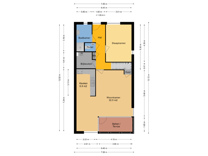 Appartement 1e Verdieping
