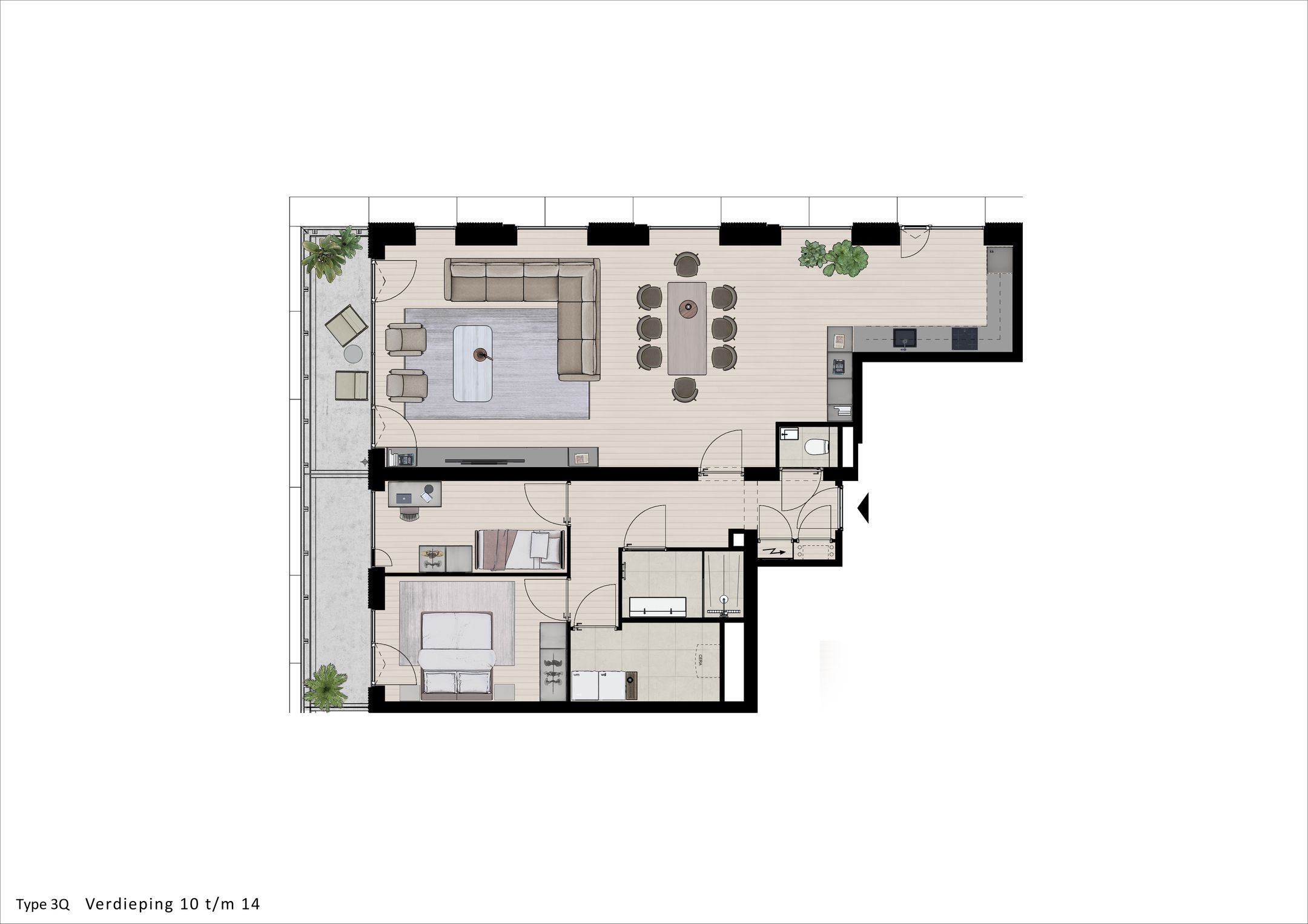 SPOT Amsterdam | Scarlet (Bouwnr. D.11.02), Amsterdam, 1101DA, Noord-Holland, Nederland