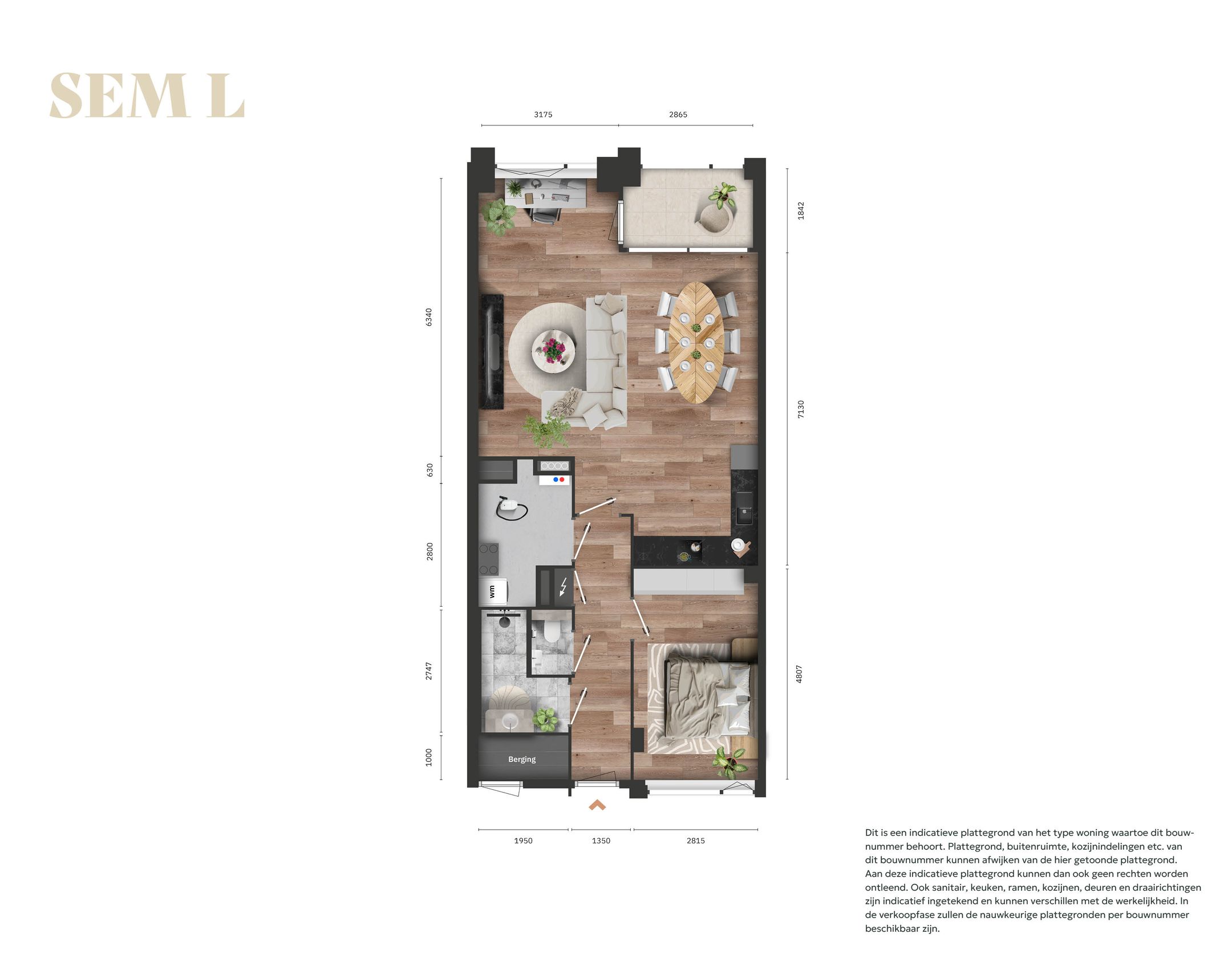 2-kamerappartement (Bouwnr. 4.15)  false