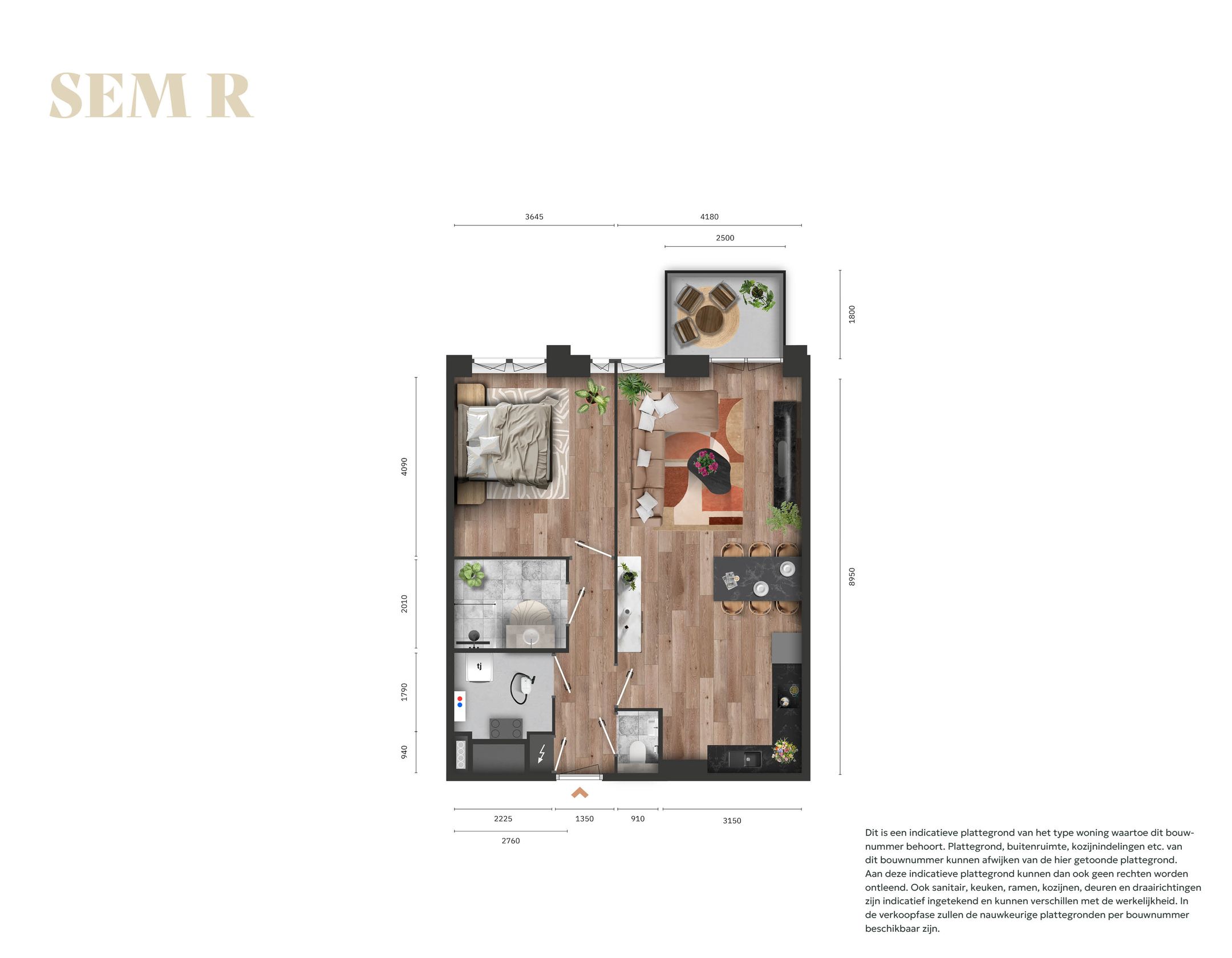 2-kamerappartement (Bouwnr. 11.04)  false