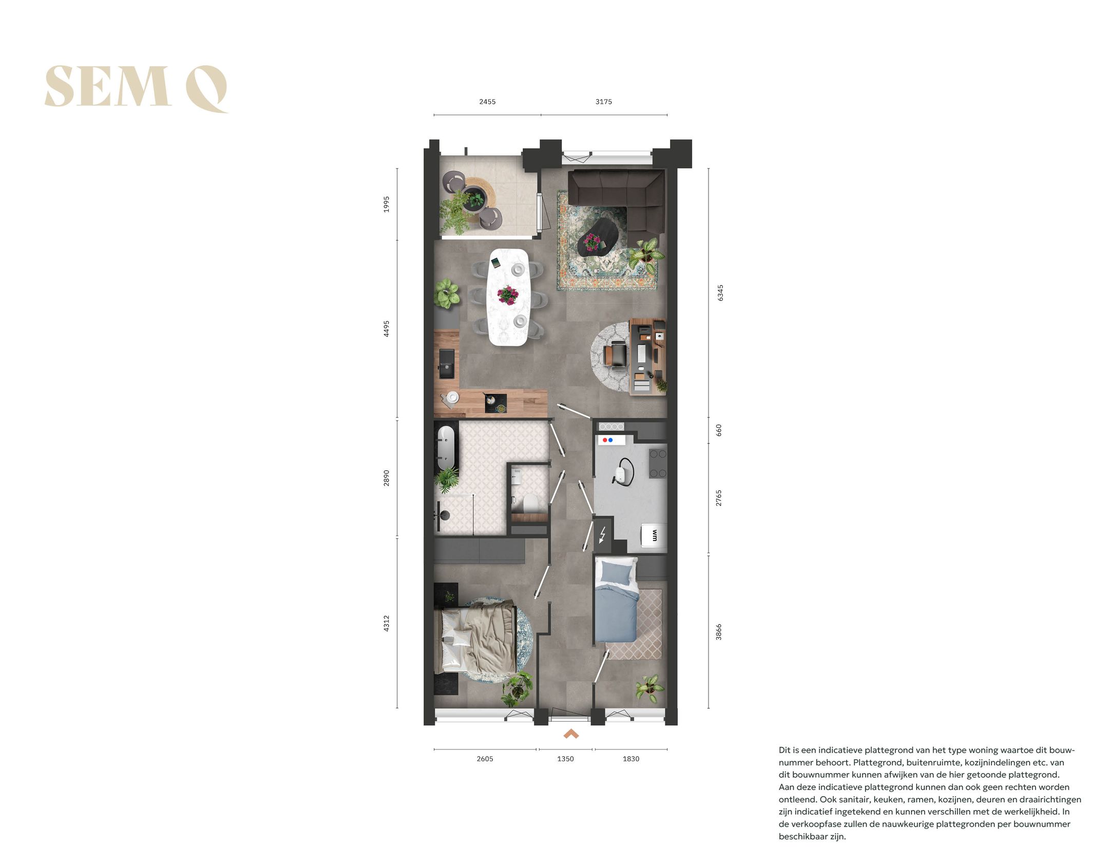 3-kamerappartement (Bouwnr. 6.18)  false