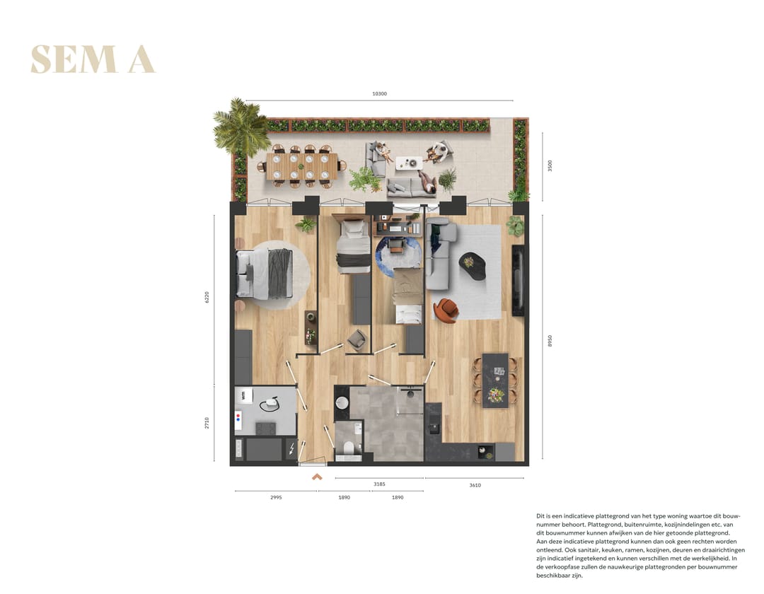 Foto 1 van 4-kamerappartement (Bouwnr. 2.32)