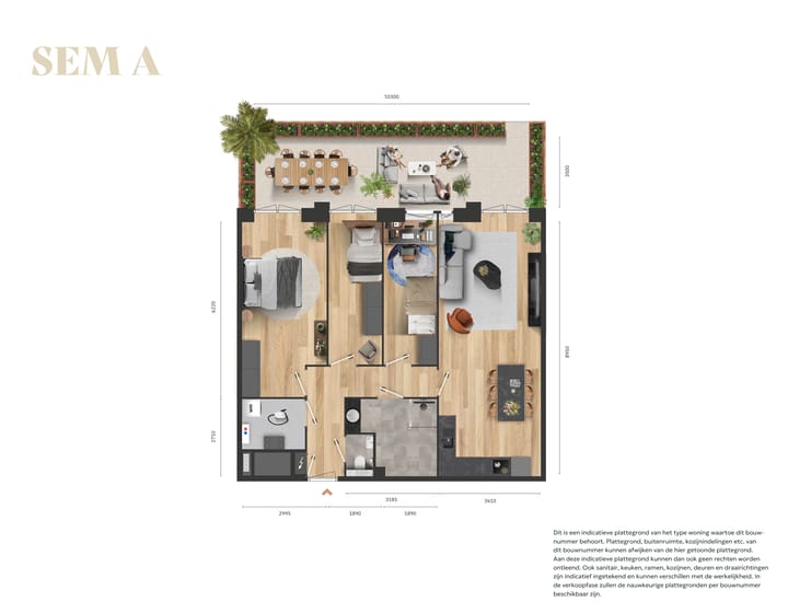 Foto 1 van 4-kamerappartement (Bouwnr. 2.32)