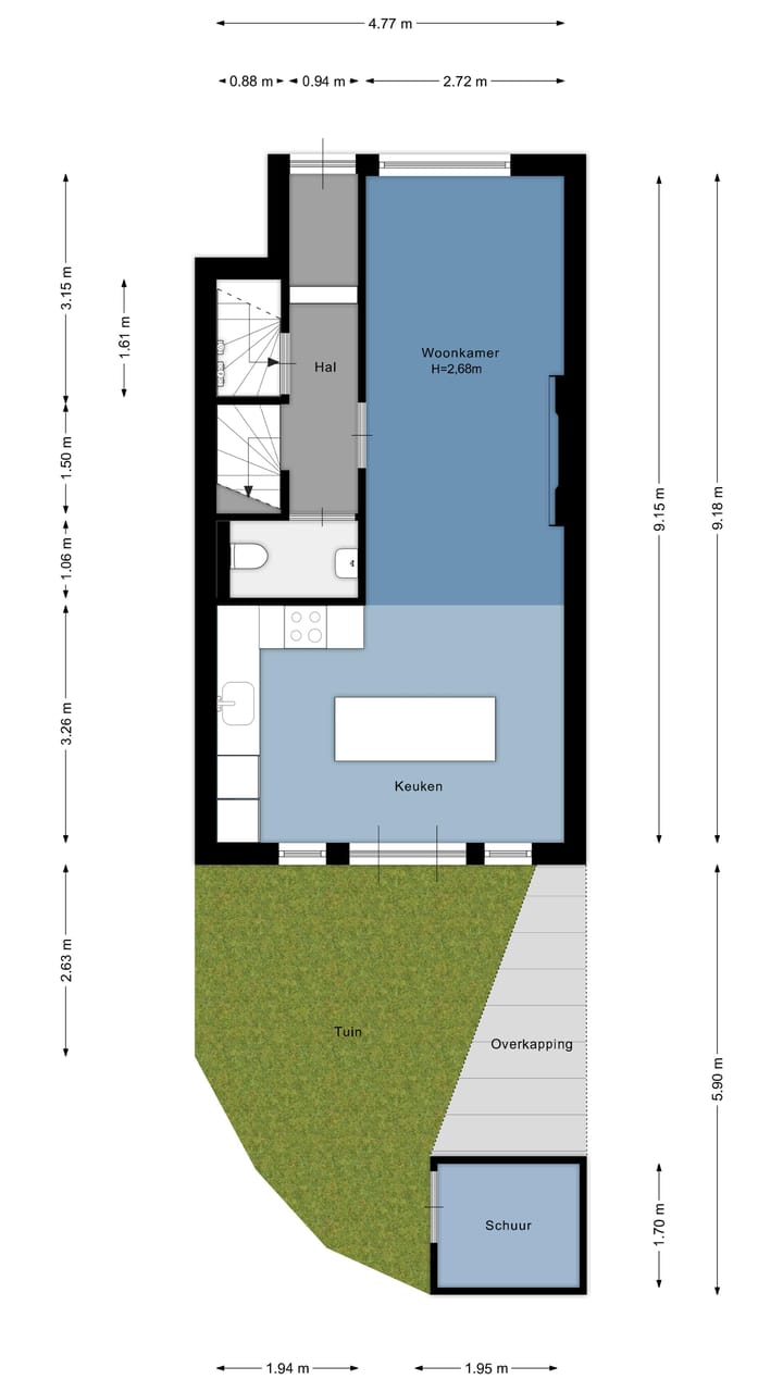 Foto 53 van Rauwenhoffstraat 13-B