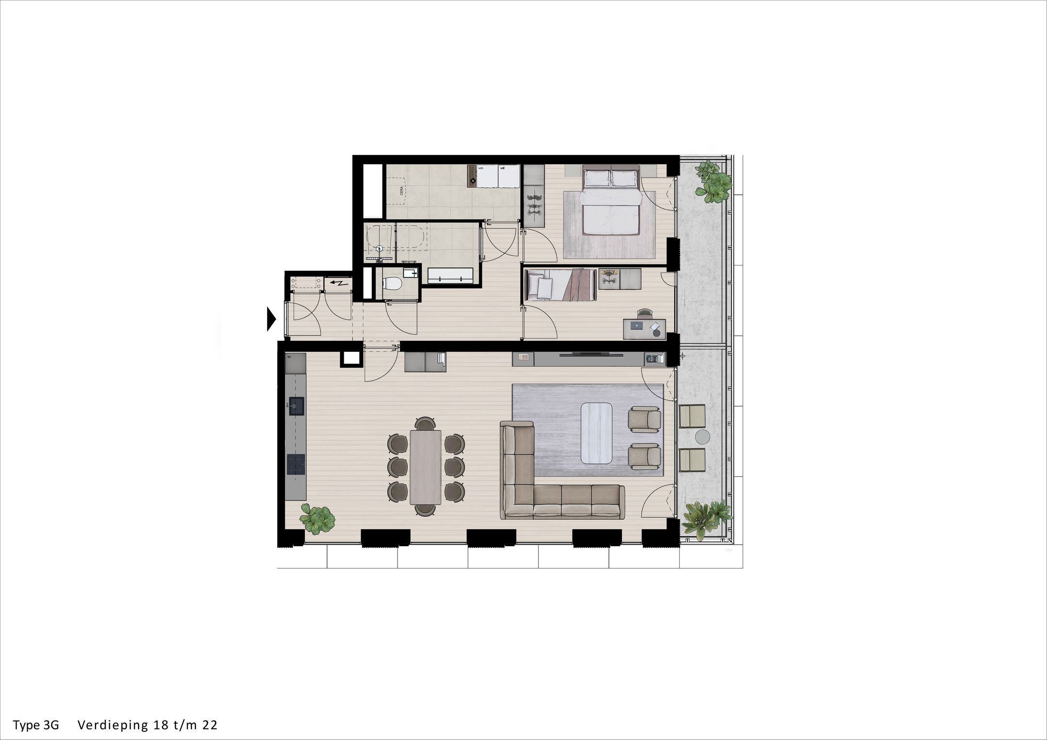 SPOT Amsterdam | Scarlet (Bouwnr. D.22.04), Amsterdam, 1101DA, Noord-Holland, Nederland