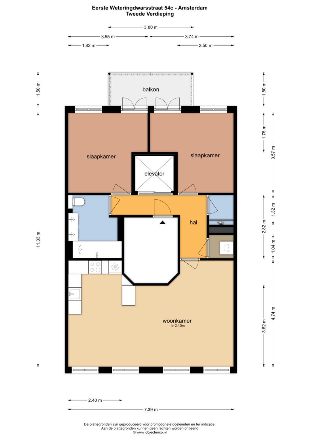 Foto 52 van Eerste Weteringdwarsstraat 54-C