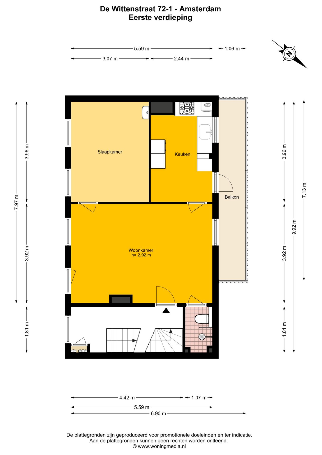Foto 19 van De Wittenstraat 72-1