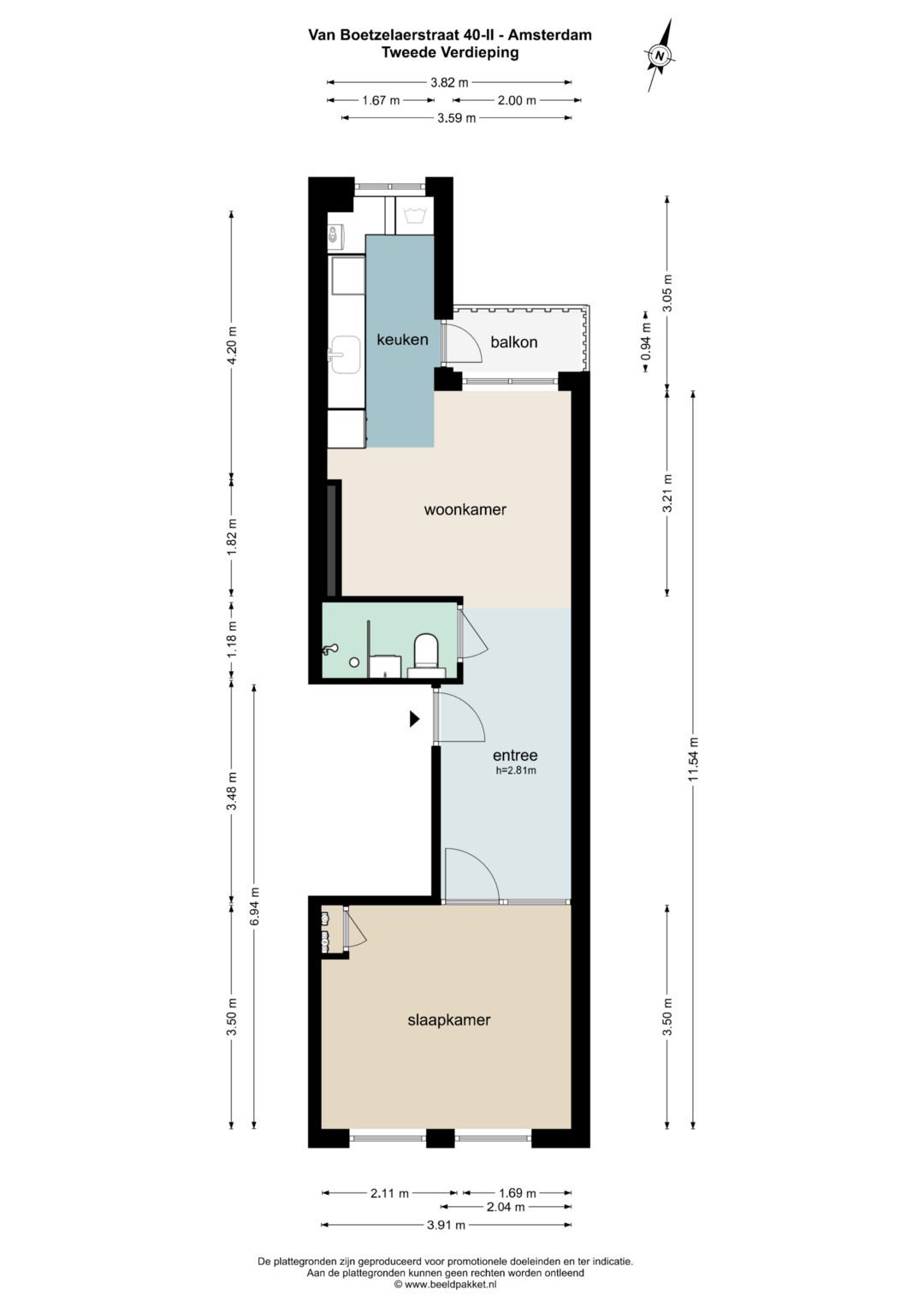 Foto 34 van Van Boetzelaerstraat 40-2