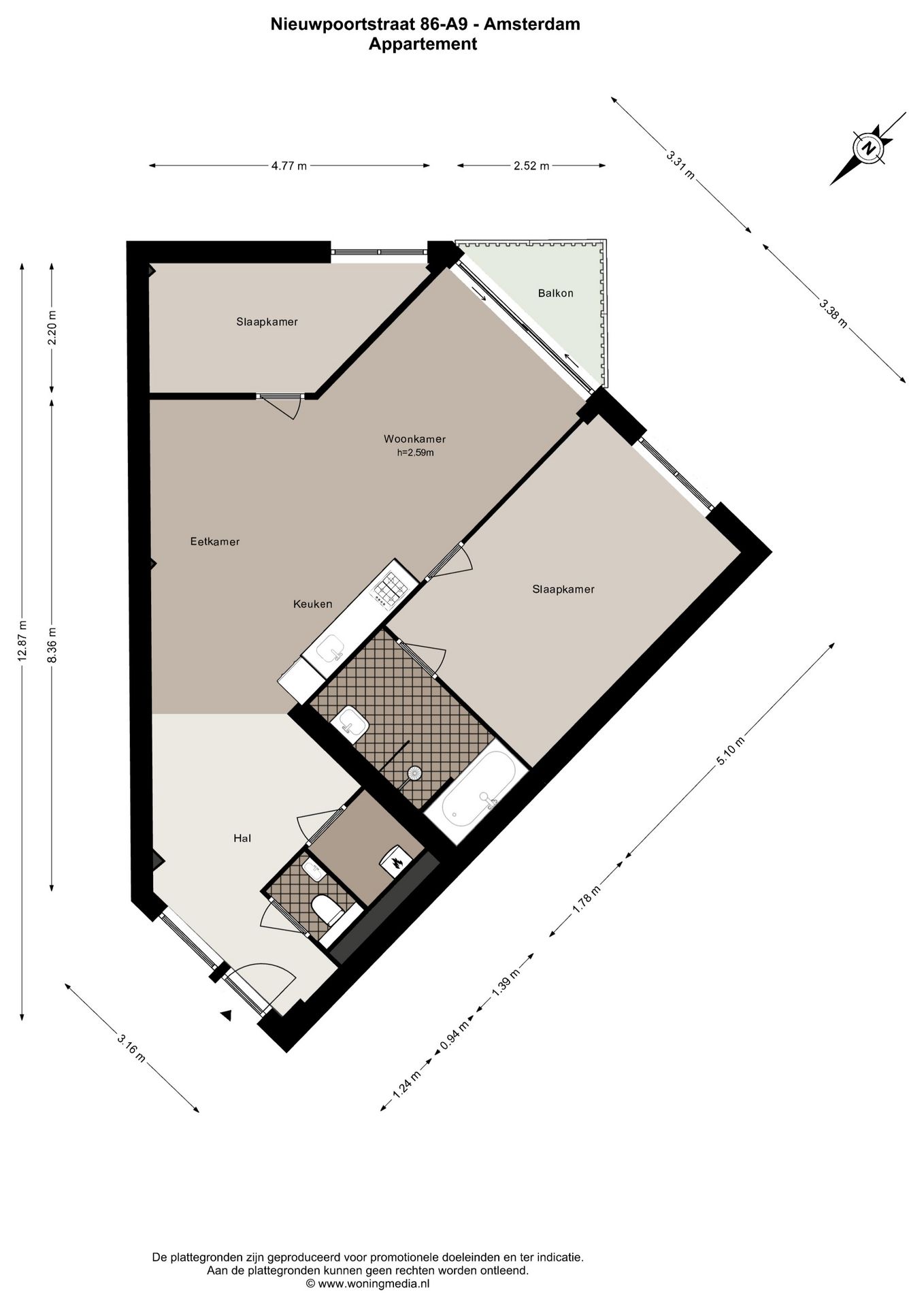Photo 27 of Nieuwpoortstraat 86-A9