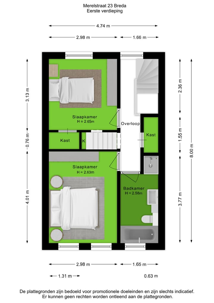 Foto 36 van Merelstraat 23