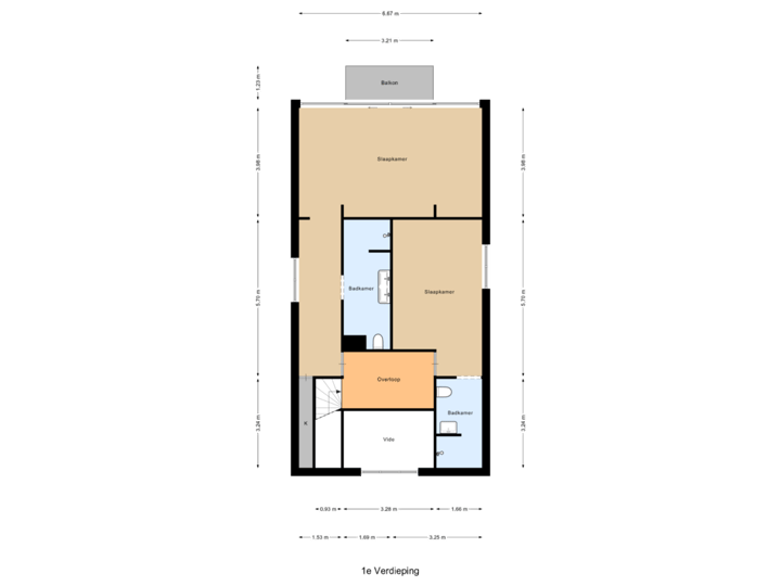 1e Verdieping