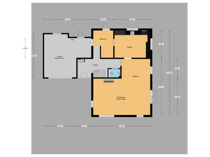 Begane grond perceel
