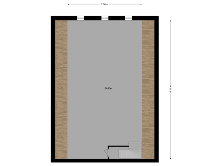 1e Verdieping / Zolder