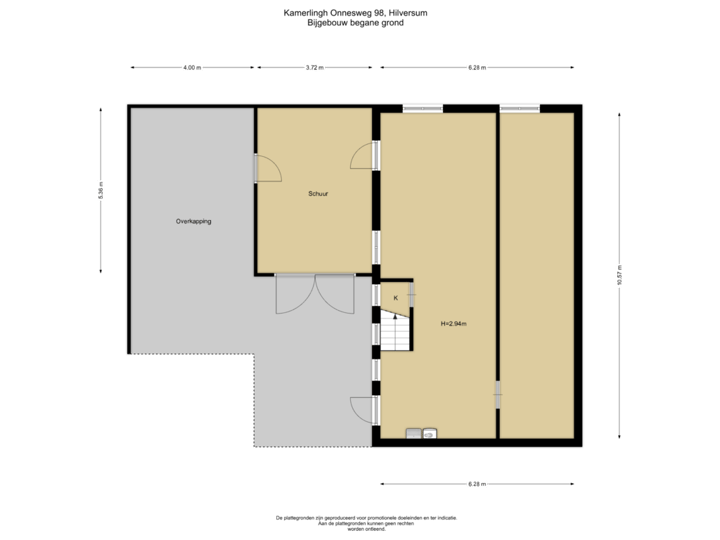 Bijgebouw begane grond