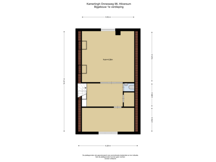 Bijgebouw 1e verdieping