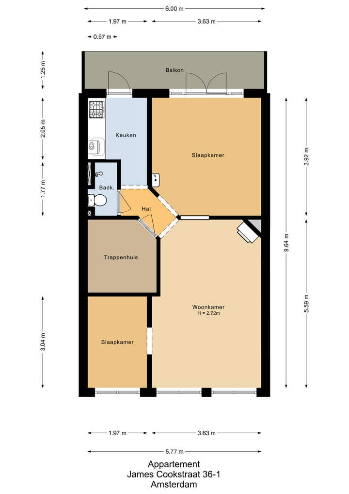 Foto 23 van James Cookstraat 36-1