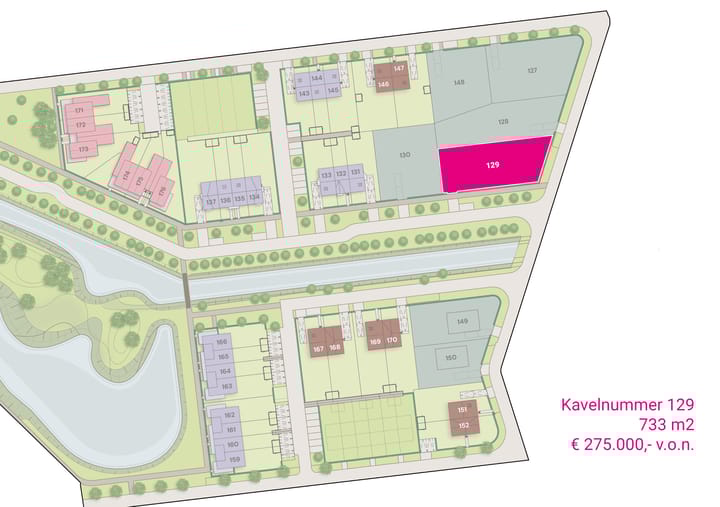 Foto 5 van Vrije kavel NoorderHorizon te Zuidhorn (Bouwnr. 129)