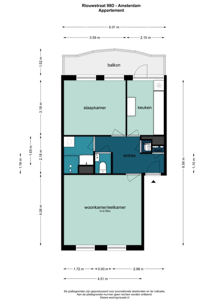 Foto 22 van Riouwstraat 99-D