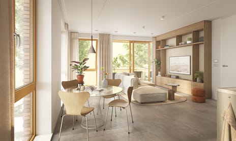 Image of 3-kamerappartement – type M Apartment with shared street entrance