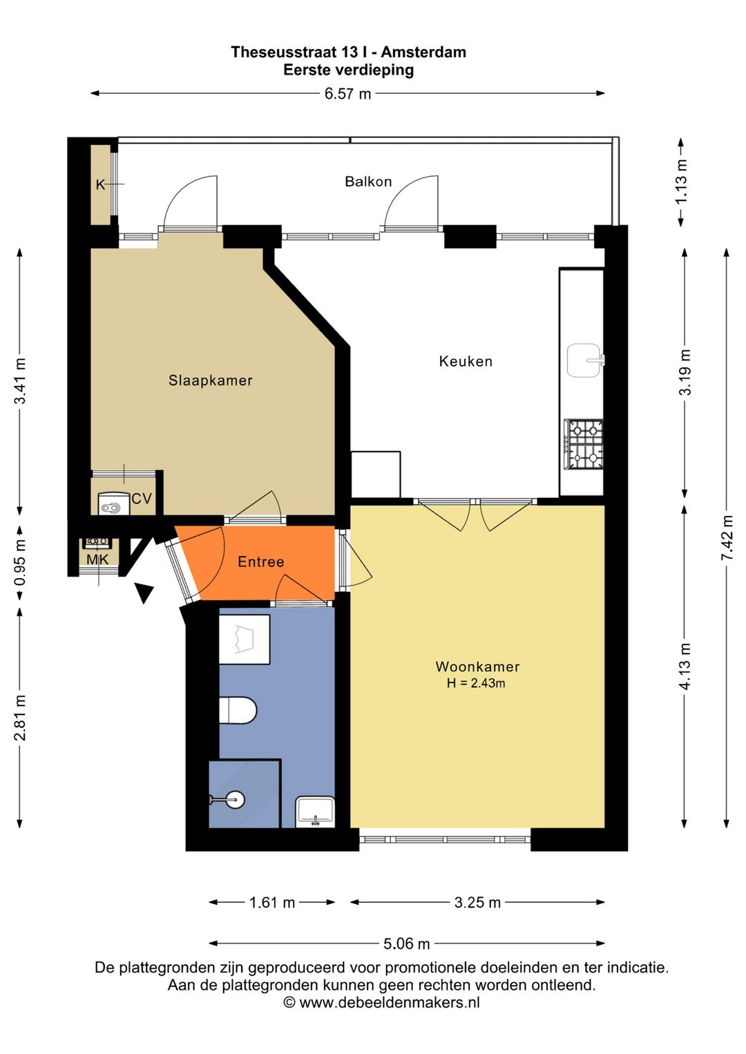 Foto 28 van Theseusstraat 13-1