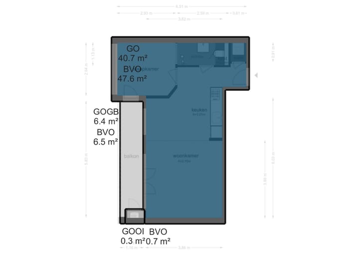 Foto 23 van Pretoriusstraat 56-3A