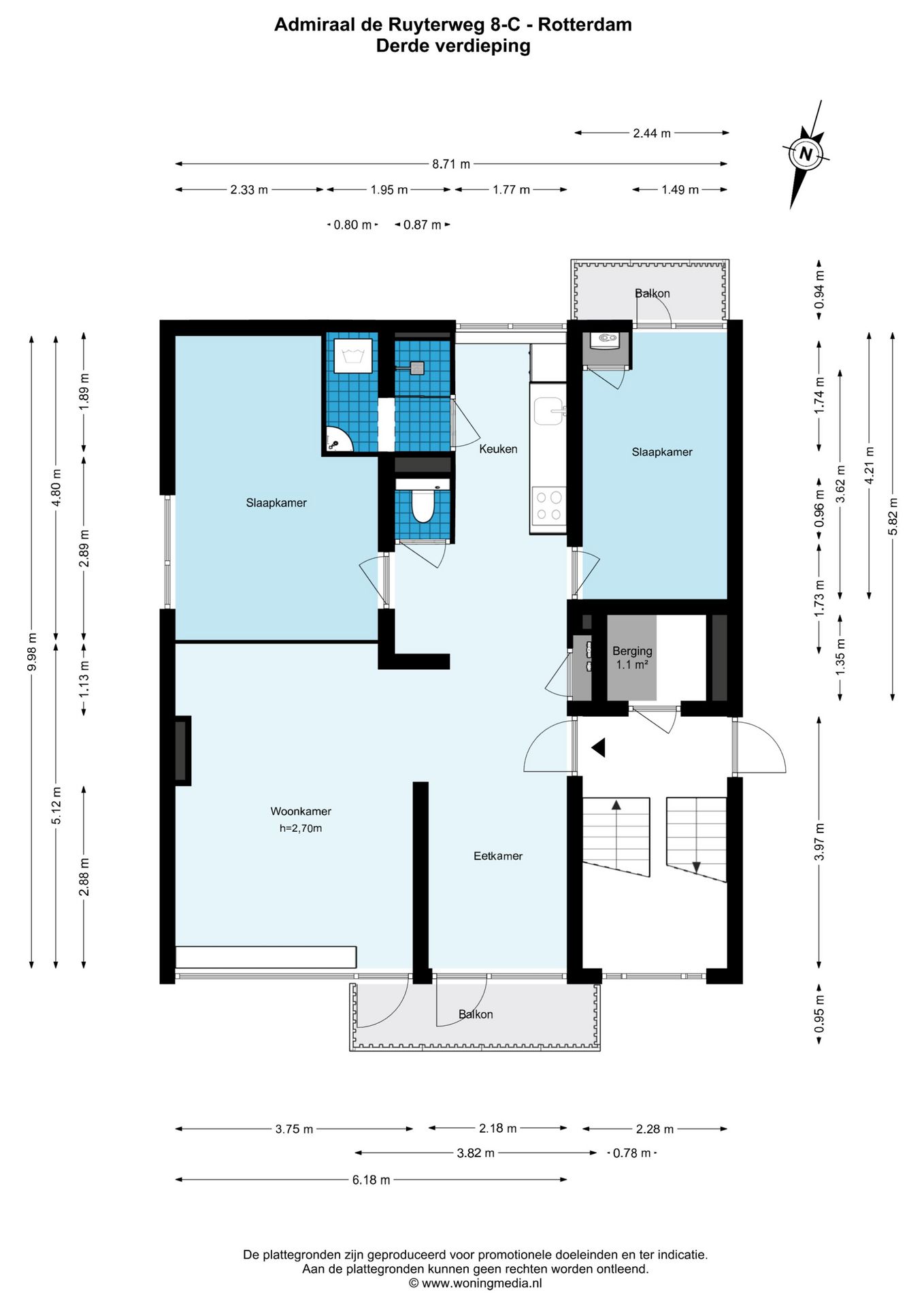 Foto 24 van Admiraal de Ruyterweg 8-C