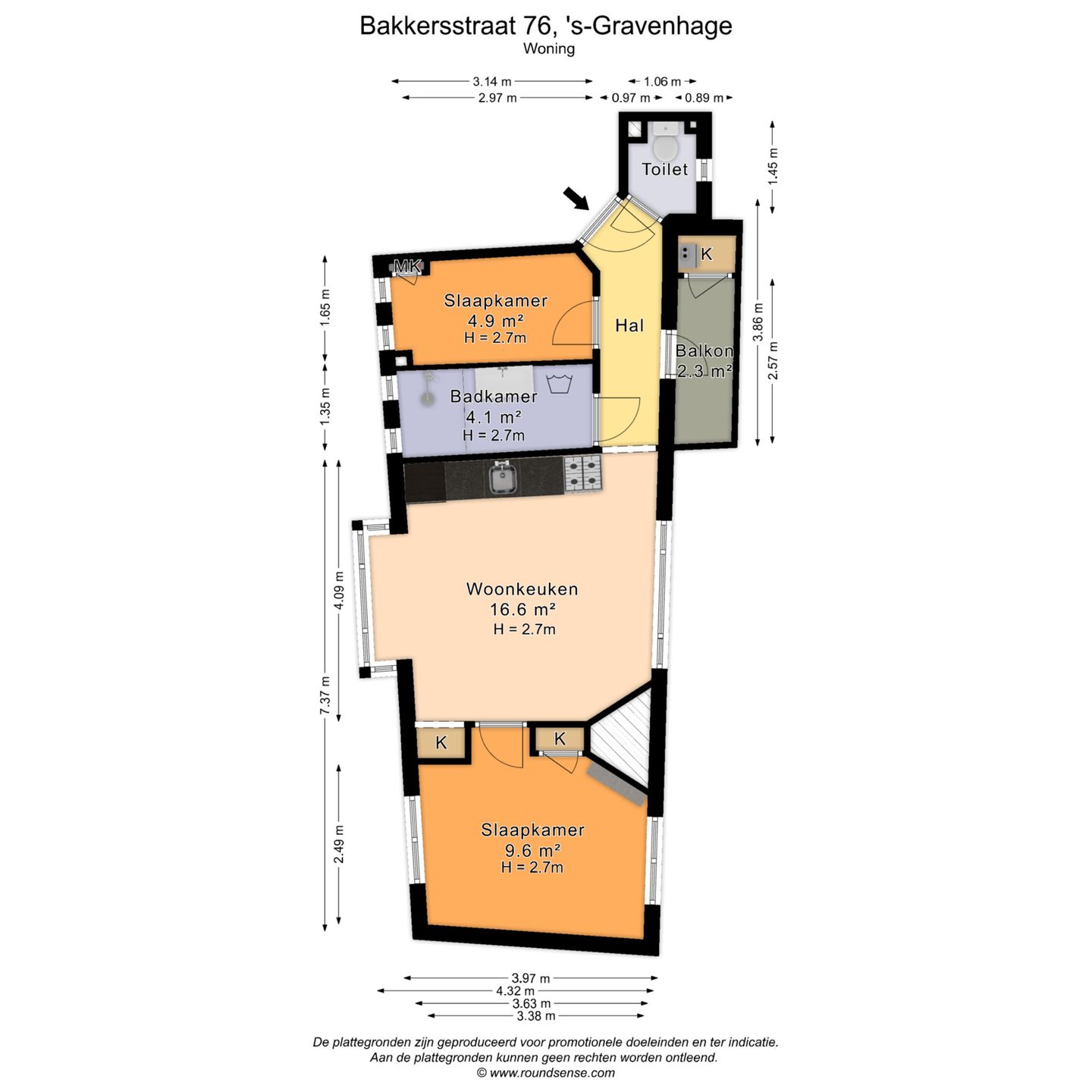Foto 25 van Bakkersstraat 76