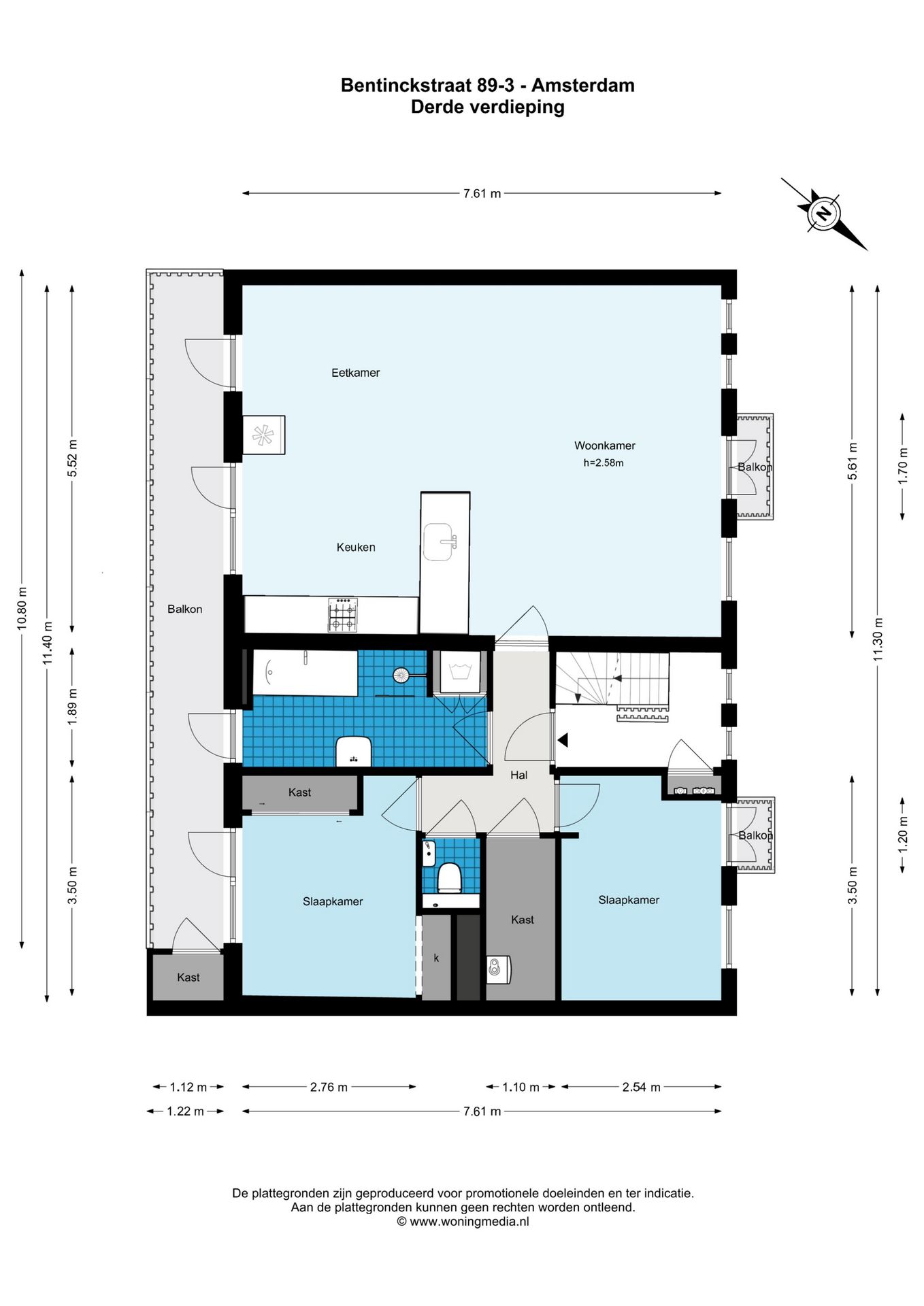 Photo 25 of Bentinckstraat 89-3