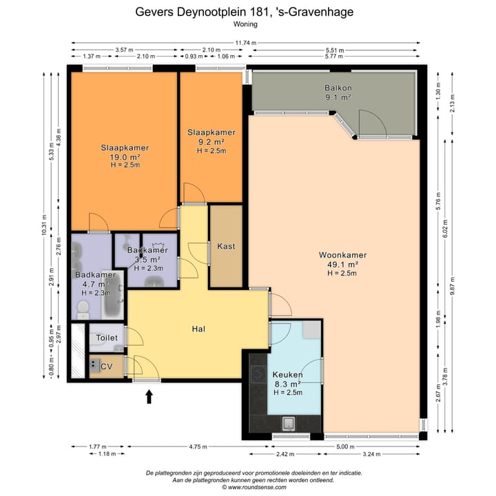 Foto 46 van Gevers Deynootplein 181