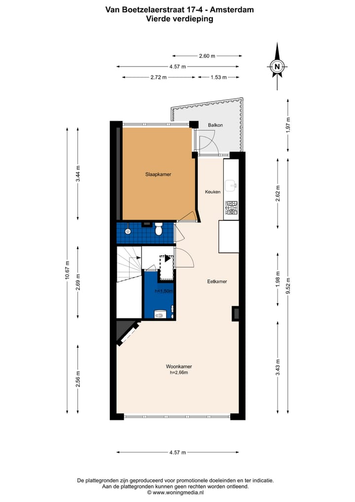 Foto 26 van Van Boetzelaerstraat 17-4