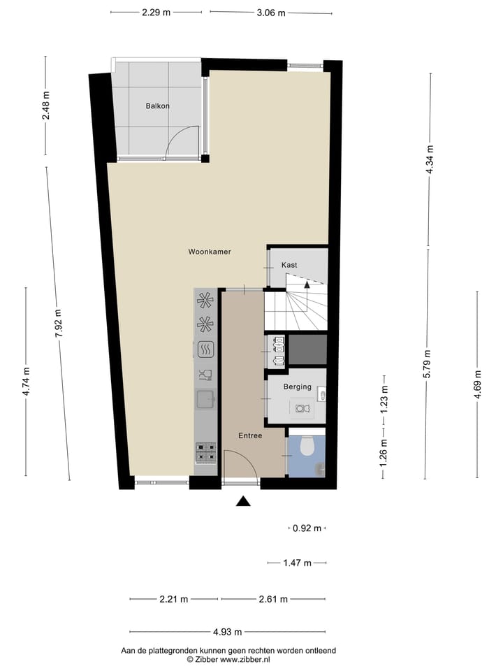 Foto 57 van Nachtegaalstraat 3-F