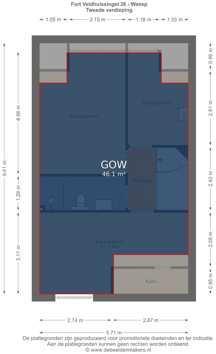 Foto 55 van Fort Veldhuissingel 26