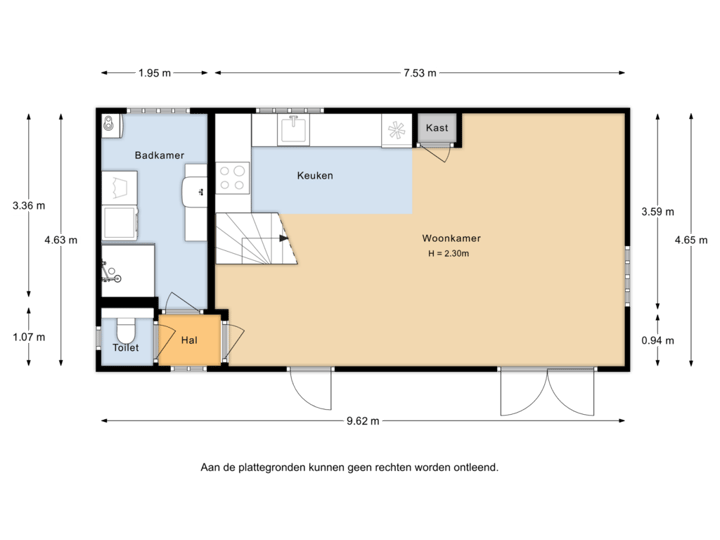 Bijgebouw Begane grond