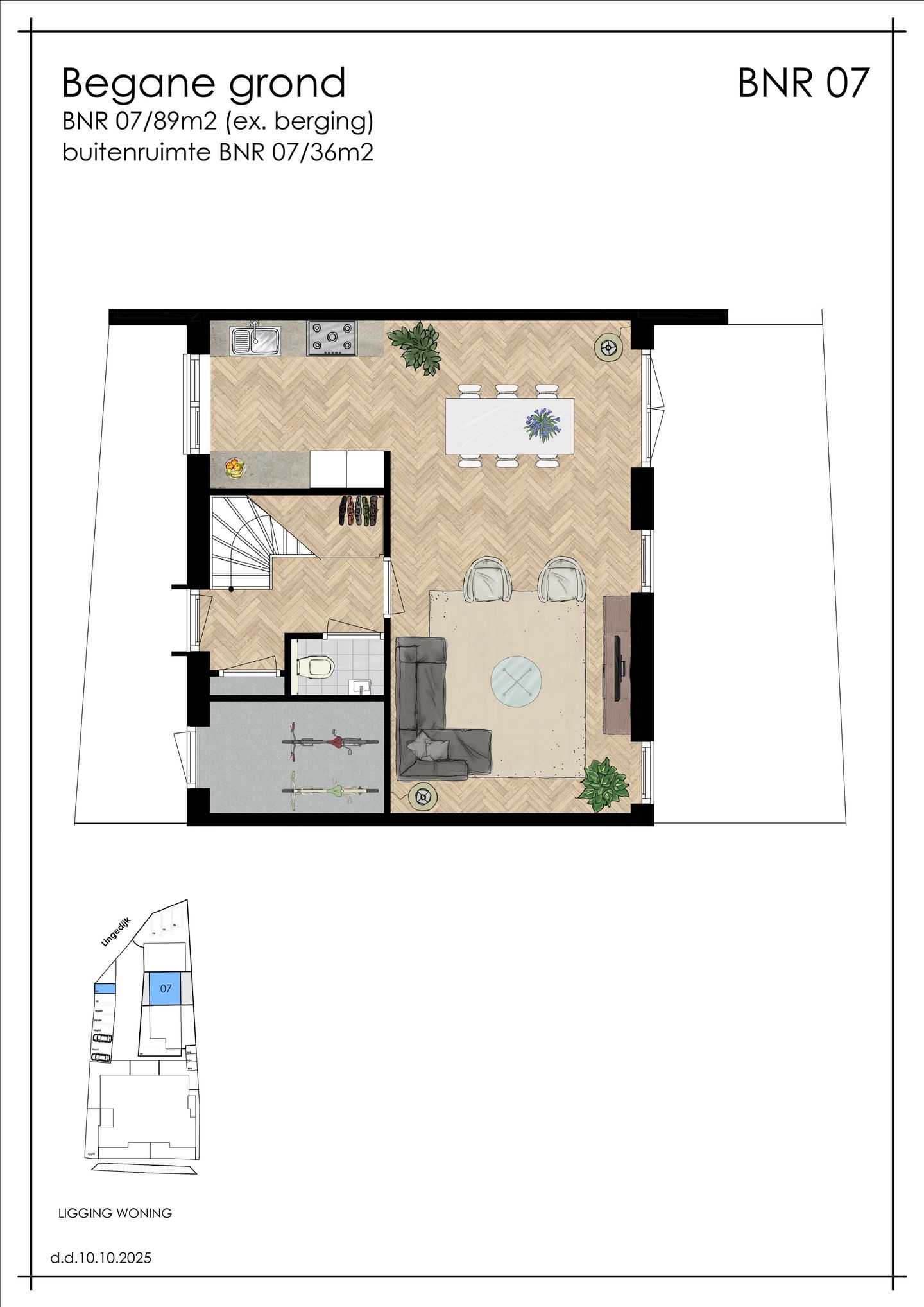Foto 10 van Tussenwoning (Bouwnr. 7)