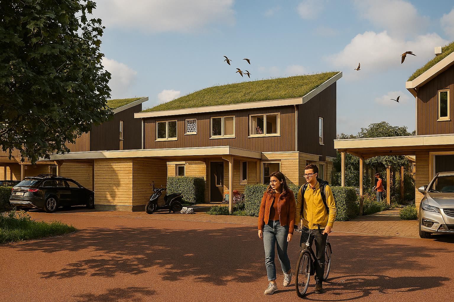 Foto 3 van Twee-onder-een-kap-woningen (Bouwnr. 16)