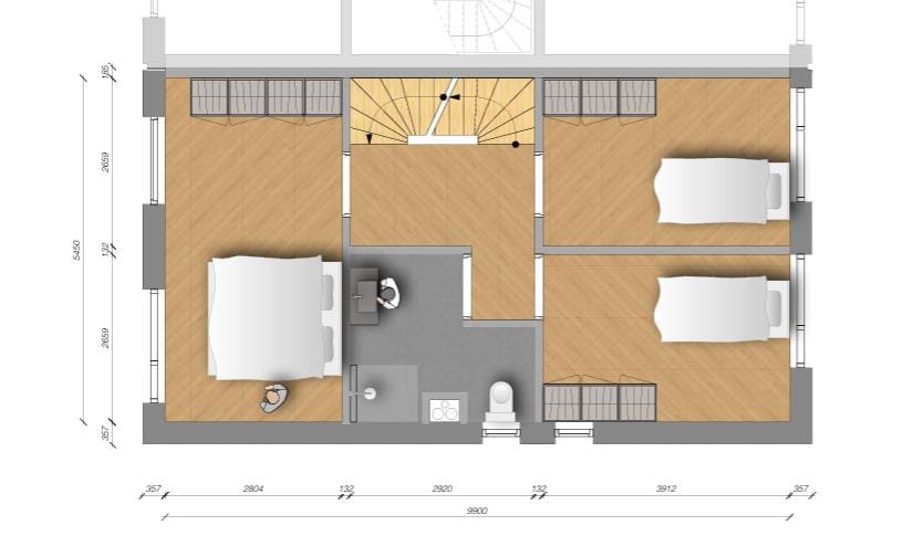 Foto 5 van Twee-onder-een-kap-woningen (Bouwnr. 16)