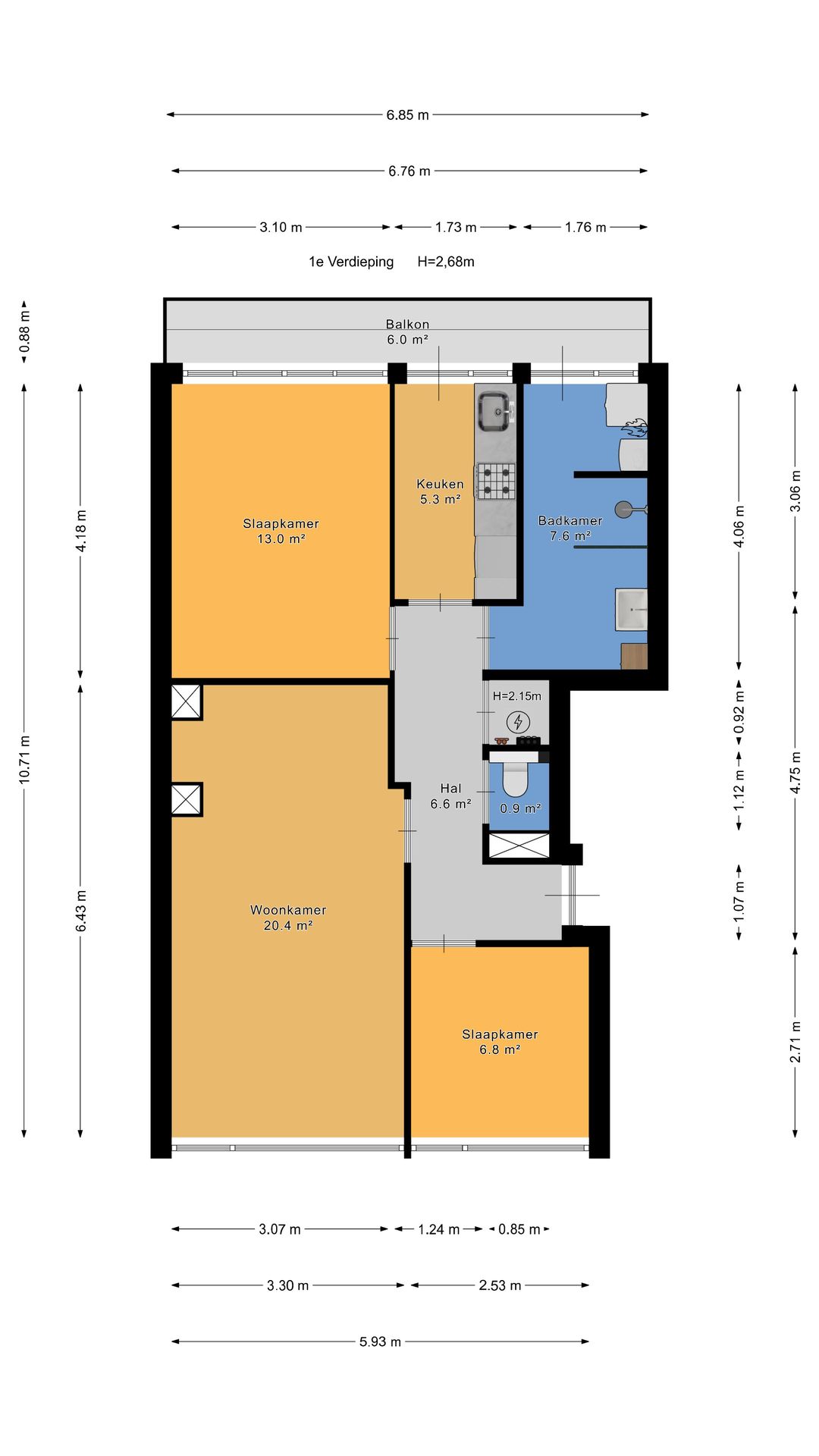 Foto 26 van Linnaeusstraat 106