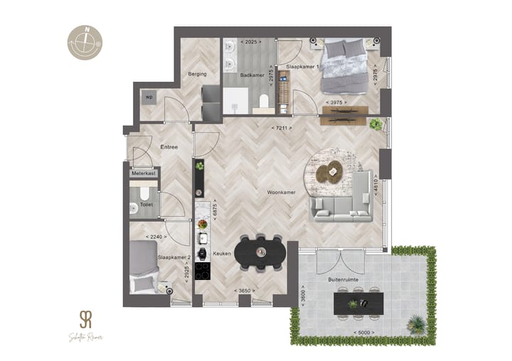 Foto 3 van Appartement 2 (Bouwnr. 2)