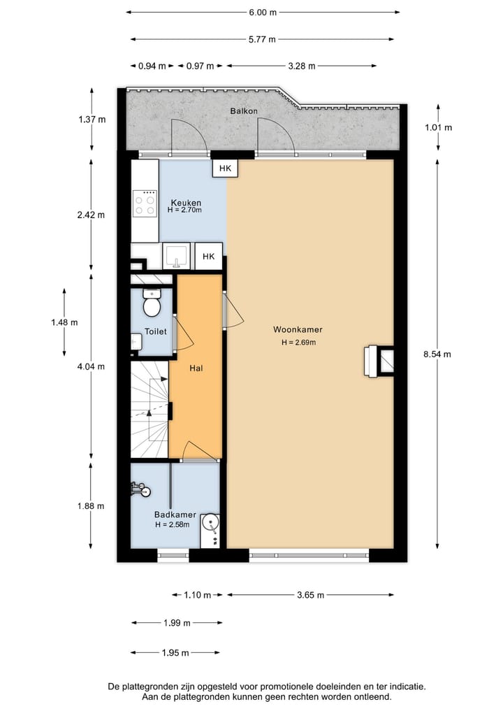 Foto 48 van Burgemeester van Tuyllkade 17-BS