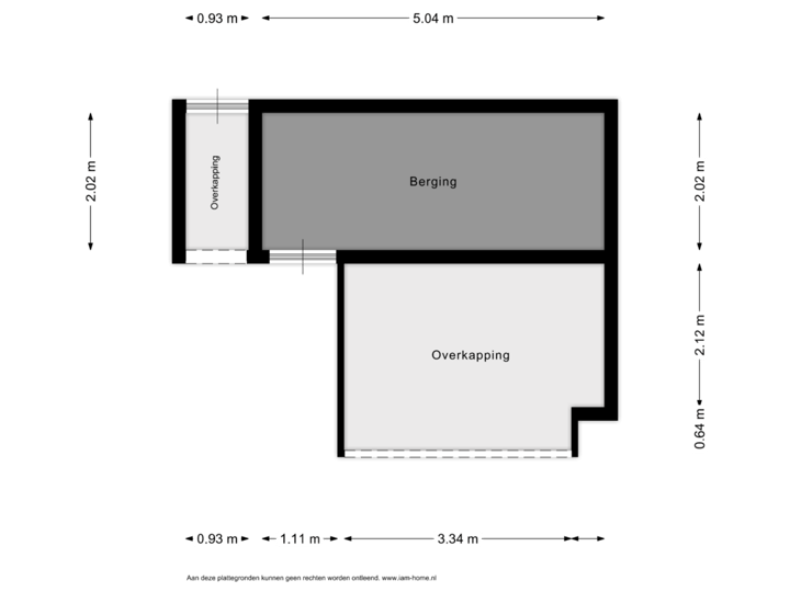 Berging - overkapping