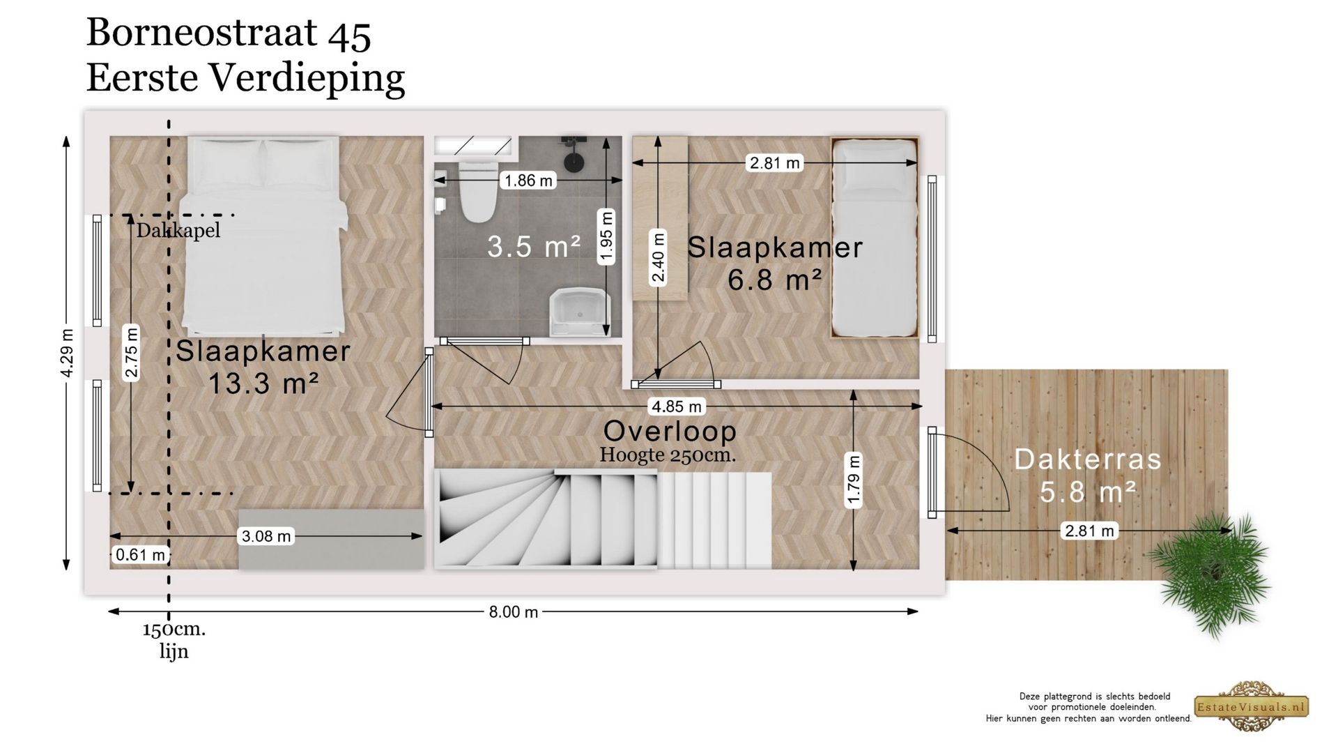 Foto 45 van Borneostraat 45