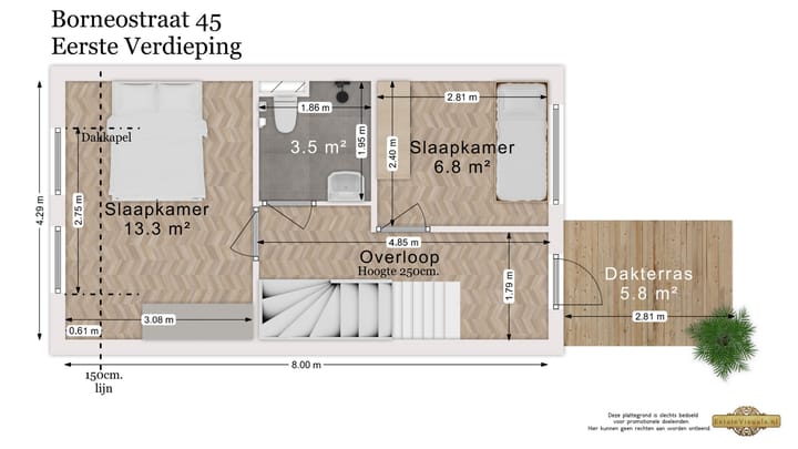 Foto 45 van Borneostraat 45