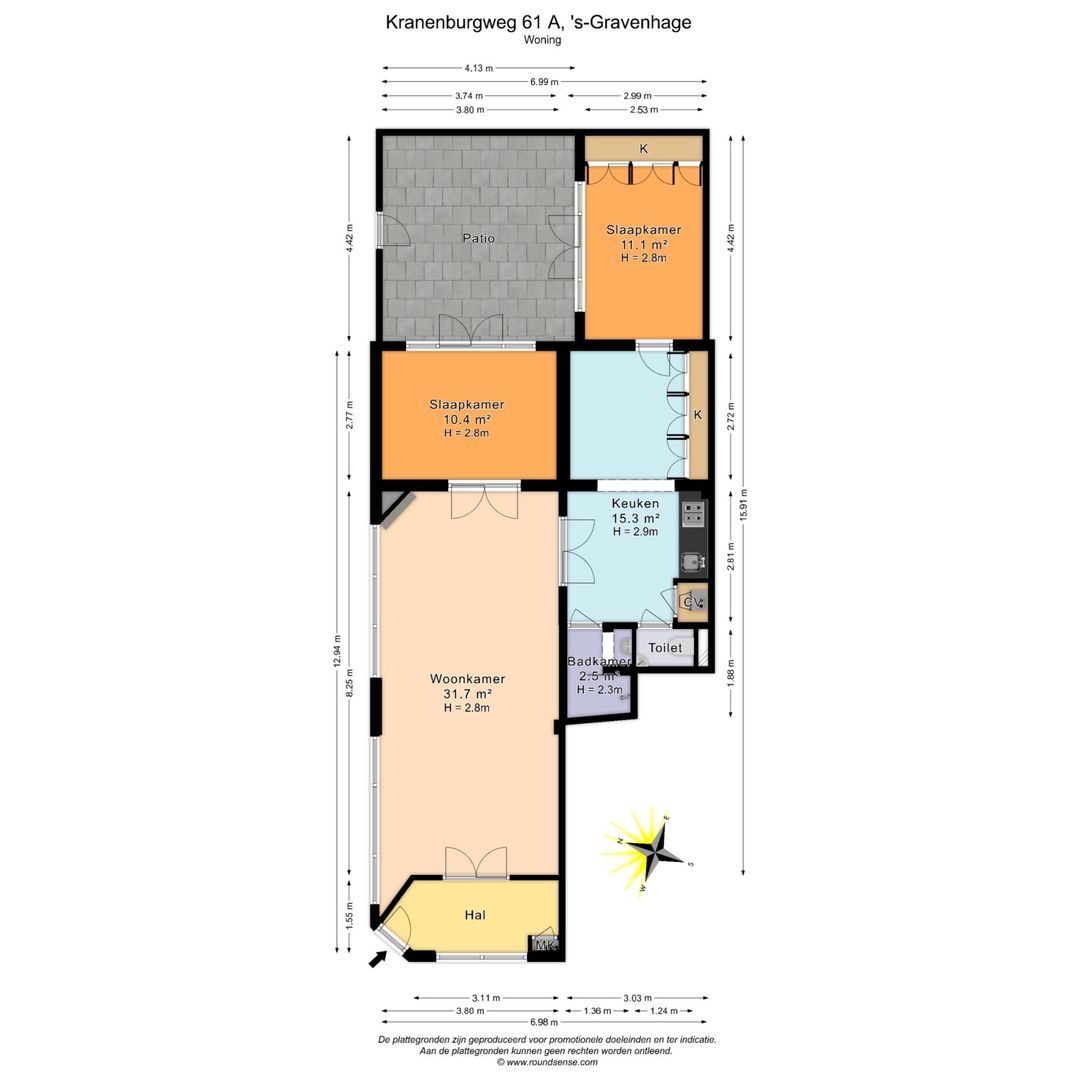 Foto 31 van Kranenburgweg 61-A