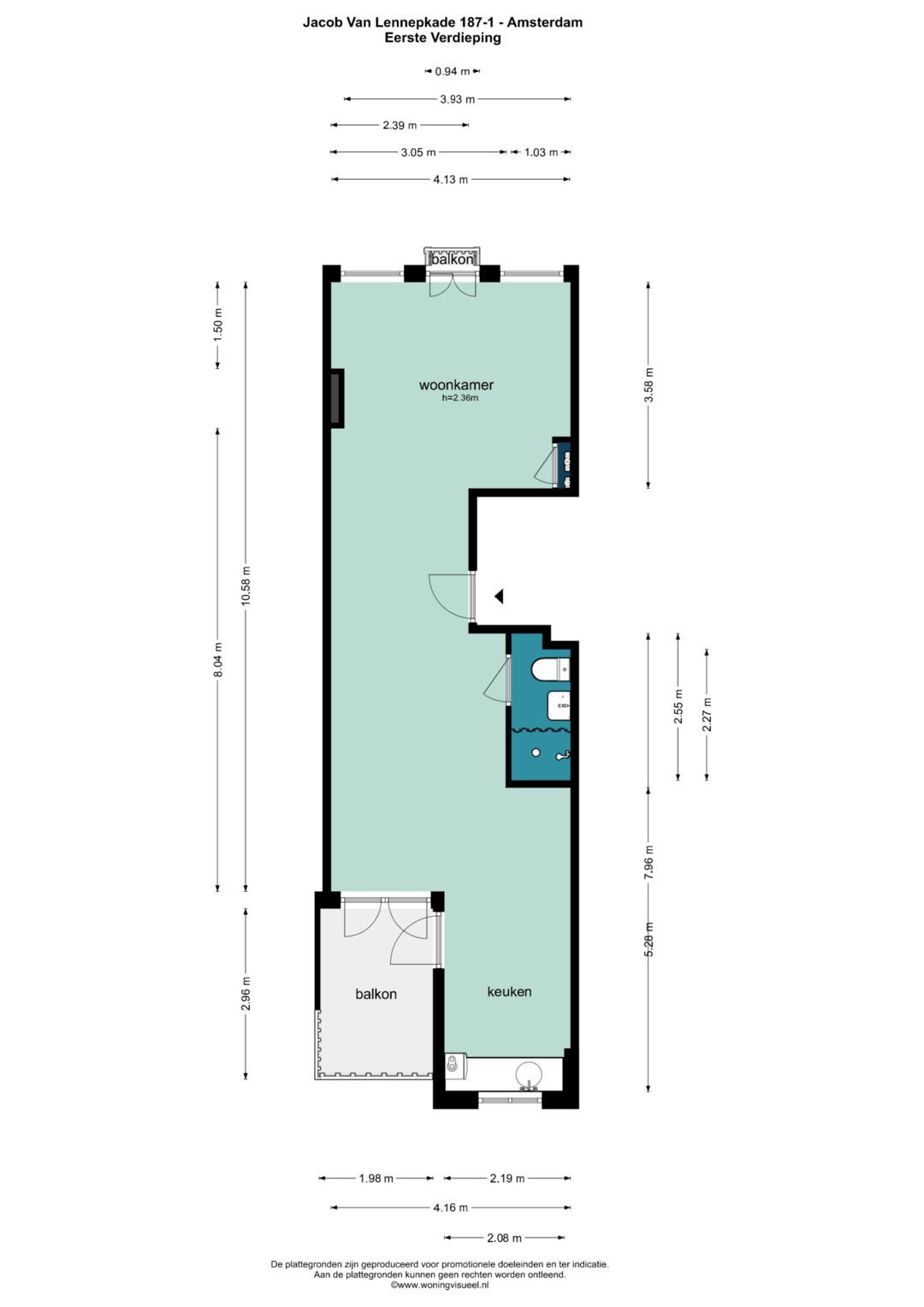 Foto 26 van Jacob van Lennepkade 187-1